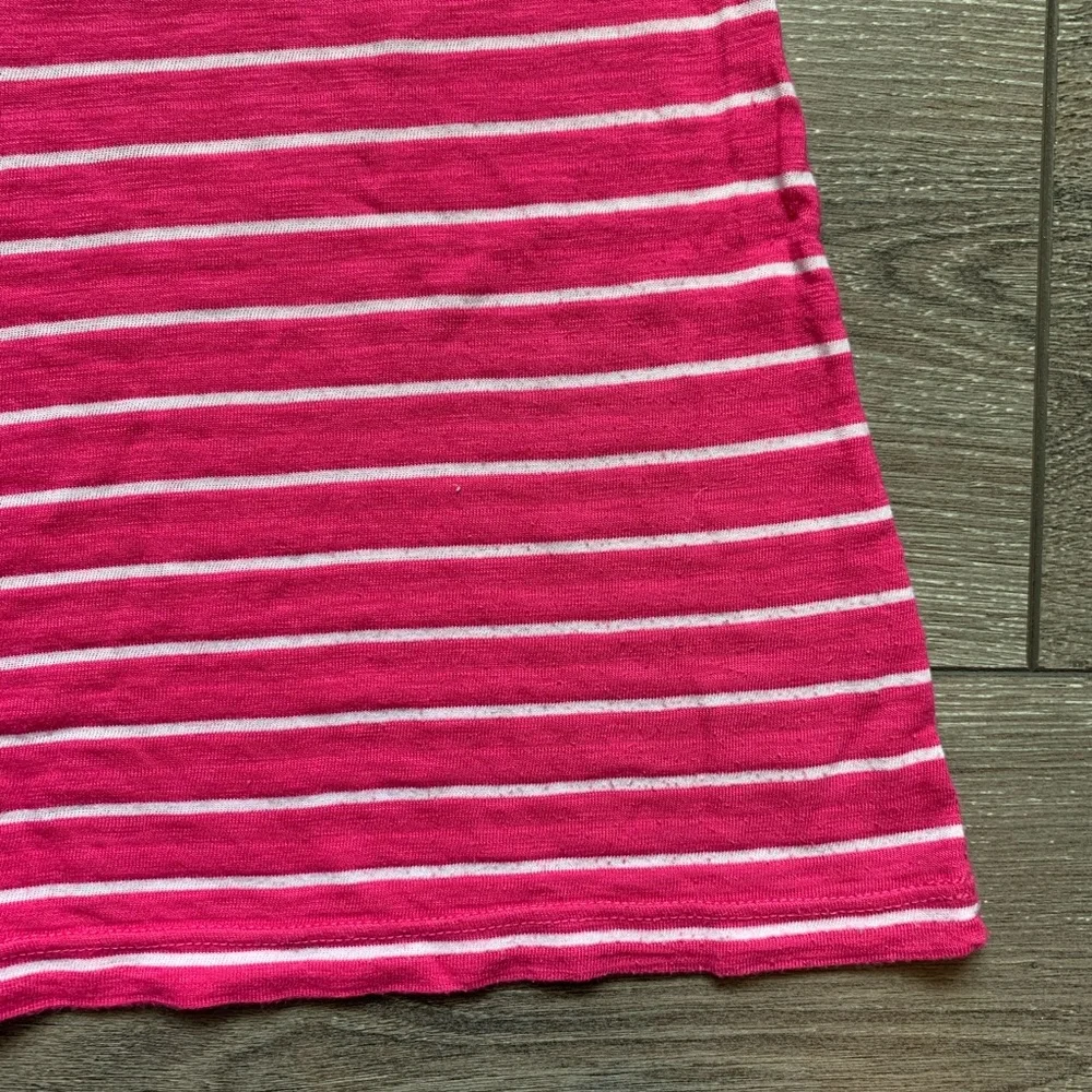 Splendid Hot Pink Striped Racerback Tank - Picture 4 of 4